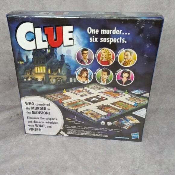 Hasbro - CLUE BOARD GAME - The Classic Mystery Game - Factory Sealed!! - Picture 2 of 5